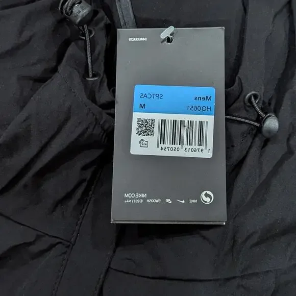 Nike Swift Men's Women’s Repel Packable Running Jacket Black Size M HQ0651-010 - Picture 6 of 8